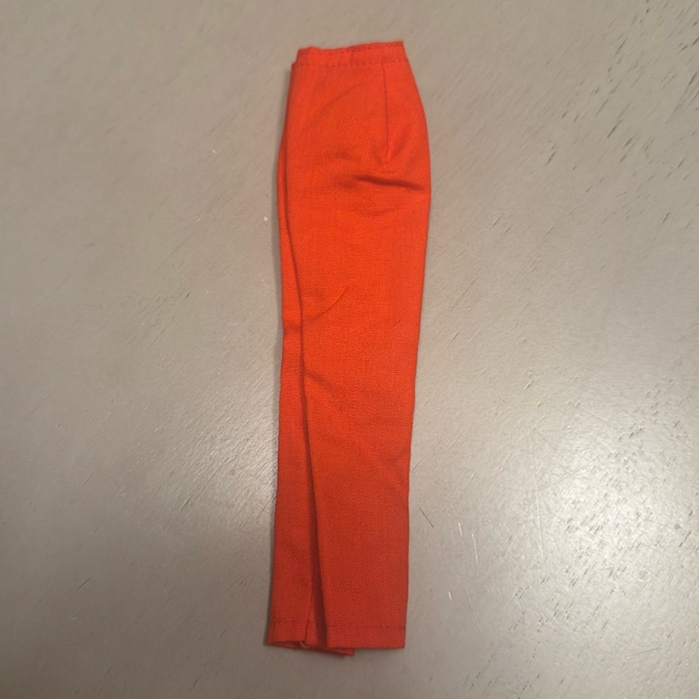 1960’s Barbie Doll Fashion Pak Red Snap Front Pants